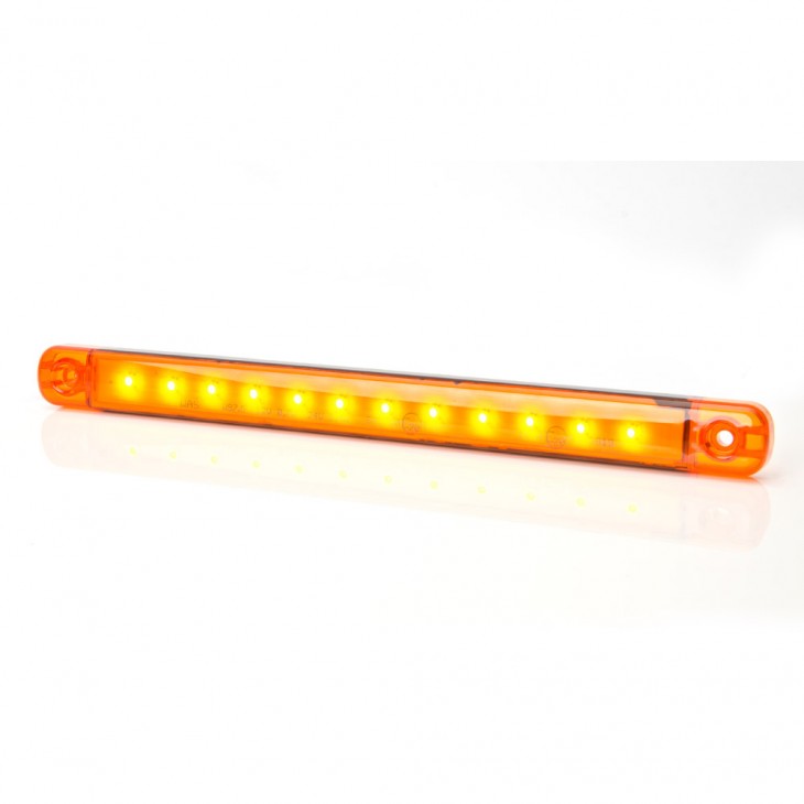 Lampa gabarit led 720 w97.5, 12v-24v, pozitie portocaliu was - 43422 - WAS