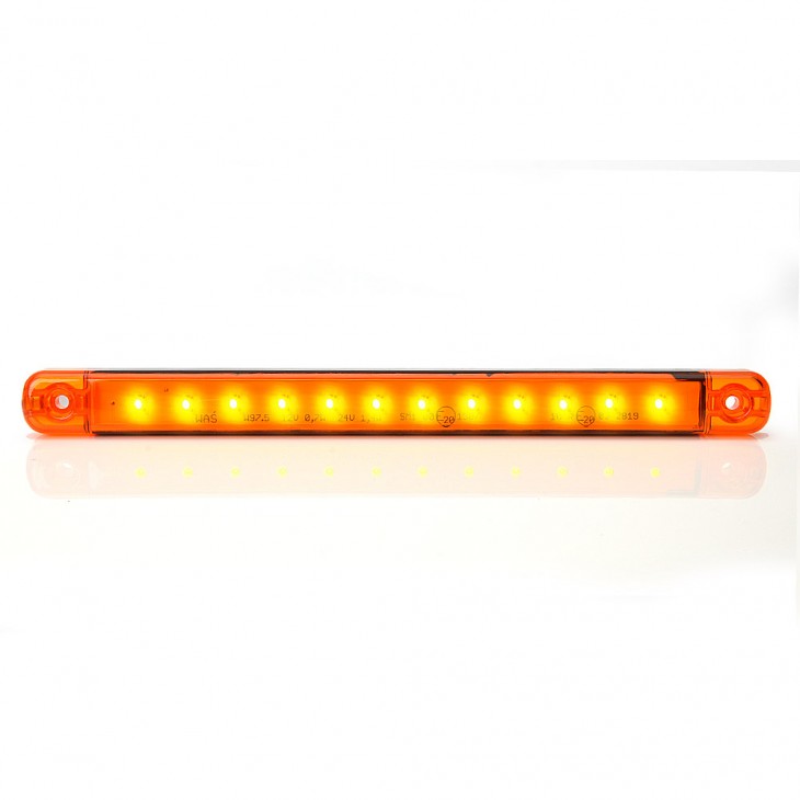 Lampa gabarit led 720 w97.5, 12v-24v, pozitie portocaliu was - 43422 - WAS