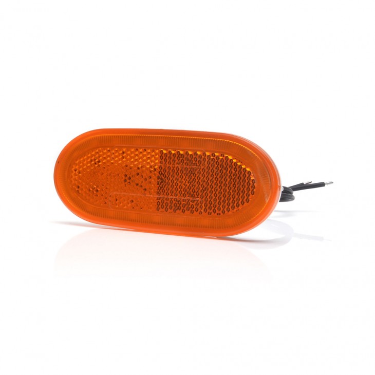 Lampa gabarit led 1386 w197, 12v-24v, pozitie portocaliu was - 43504 - WAS