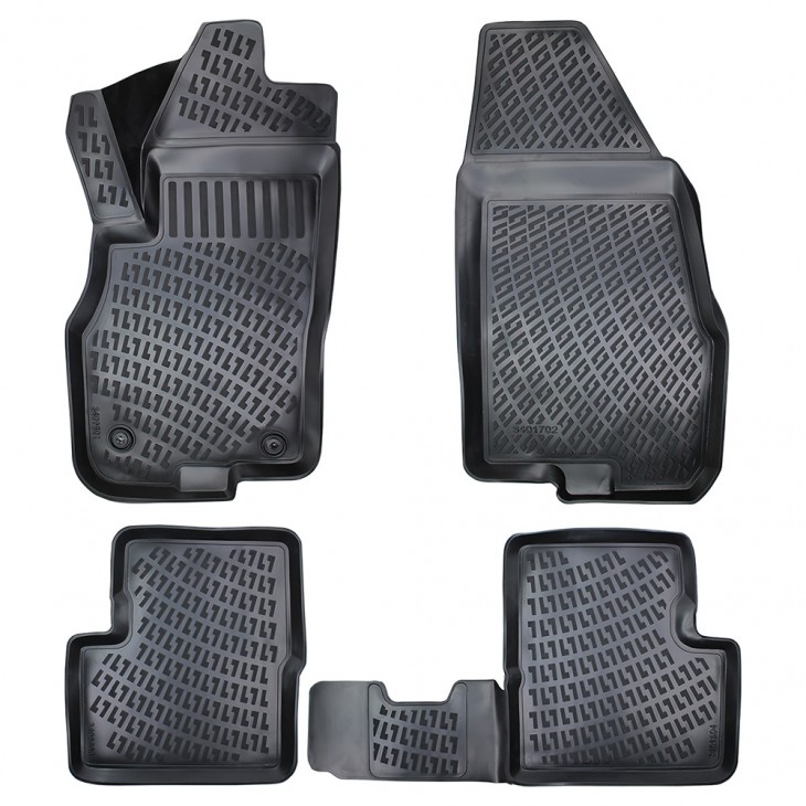 Set covorase auto cauciuc umbrella pentru fiat punto iii2005-2018 - 58152 - UMBRELLA