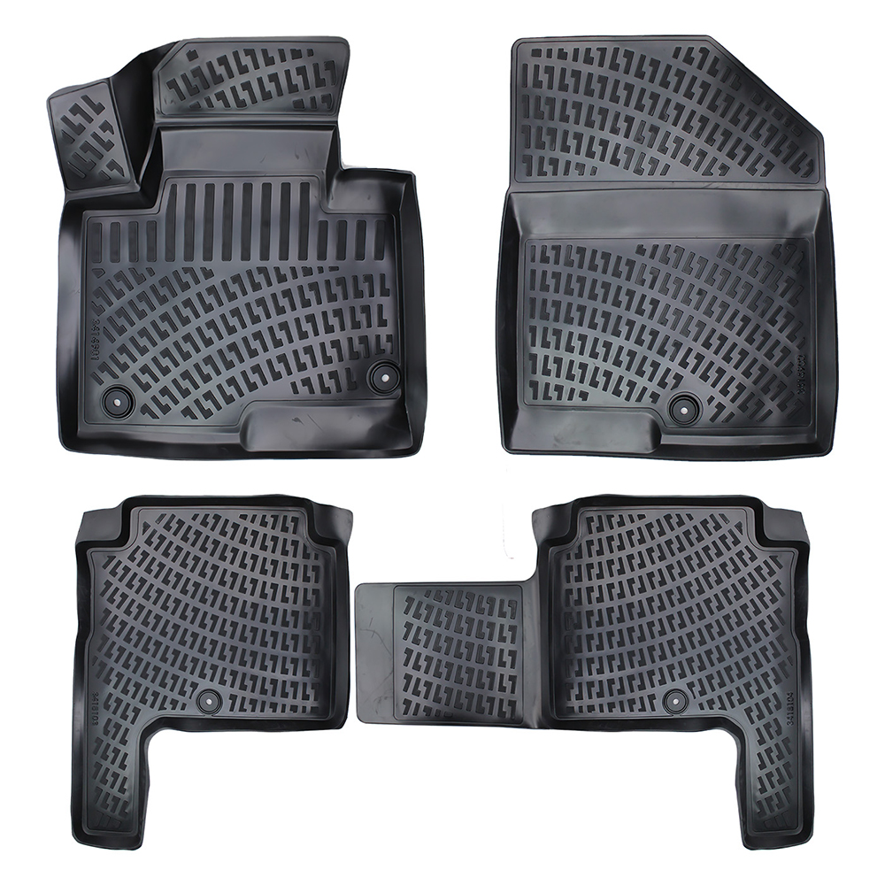 Set covorase auto cauciuc umbrella pentru hyundai santa fe iii 2012-2017 - 58431 - UMBRELLA