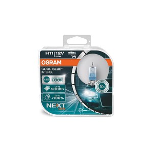 Set 2 becuri 12v h11 55 w cool blue intense nextgen osram