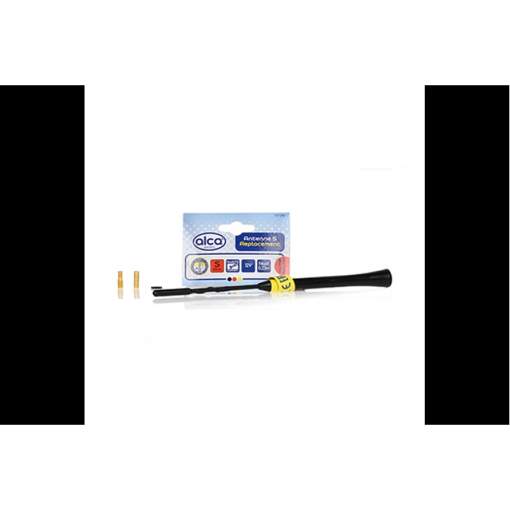 Antena auto exterior neagra 23cm cu 2 adaptoare (5-6mm) - 537200 - ALCA