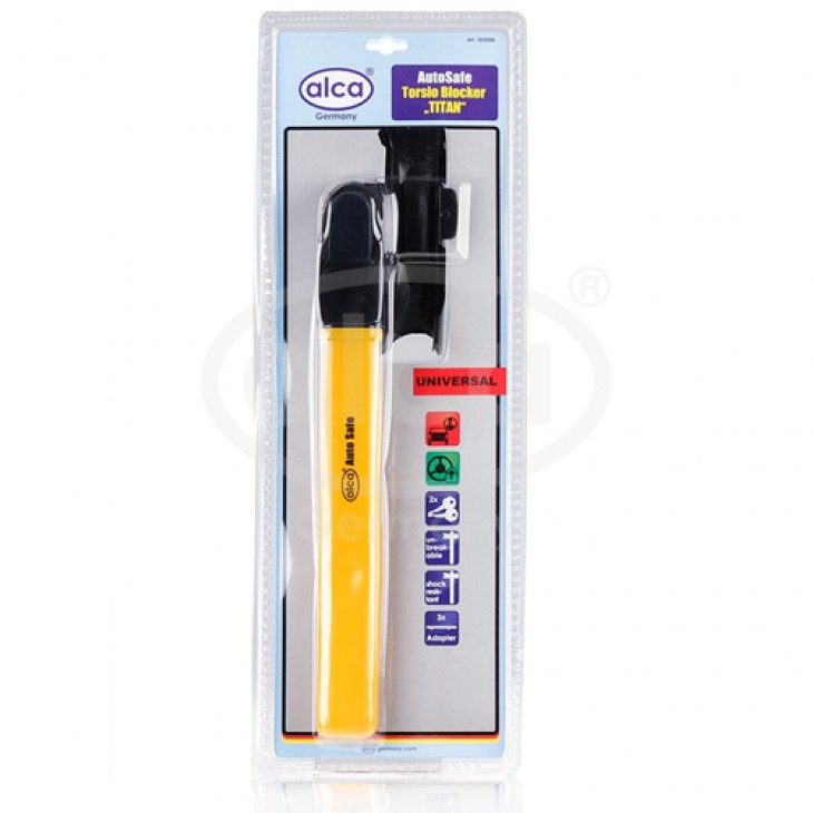 Antifurt pentru volan cu cheie - titan - 305000 - ALCA