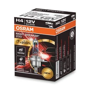 Bec 12v h4 60/55 w night breaker +200% osram