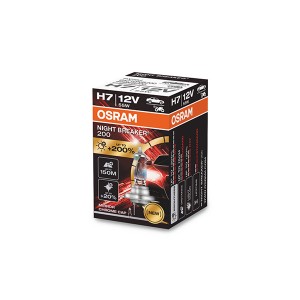 Bec 12v h7 55 w night breaker +200% osram