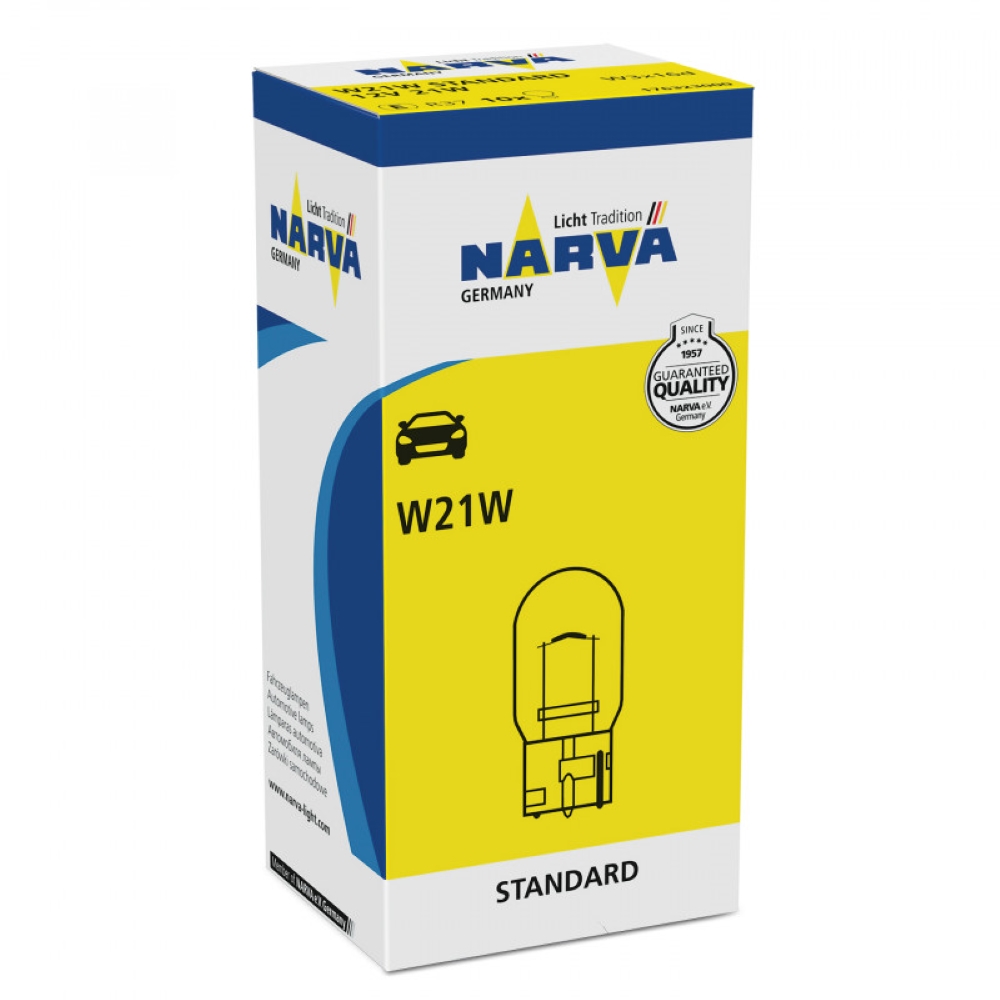 Bec 12v w21w w3x16d set 10 buc narva - 17632NVACP - NARVA