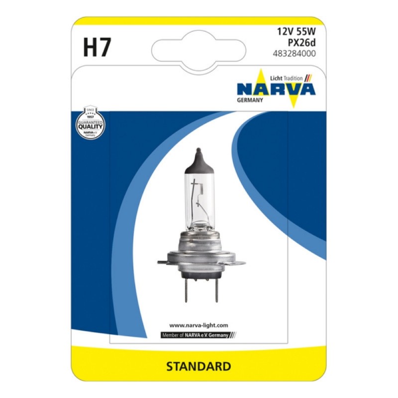 Bec far h7 55w 12v (blister) narva - 06302 - NARVA