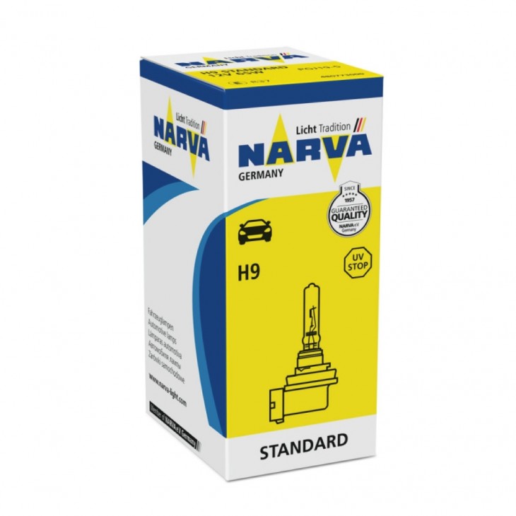 Bec proiector h9 12v pgj19-5 65w narva - 0480773000 - NARVA