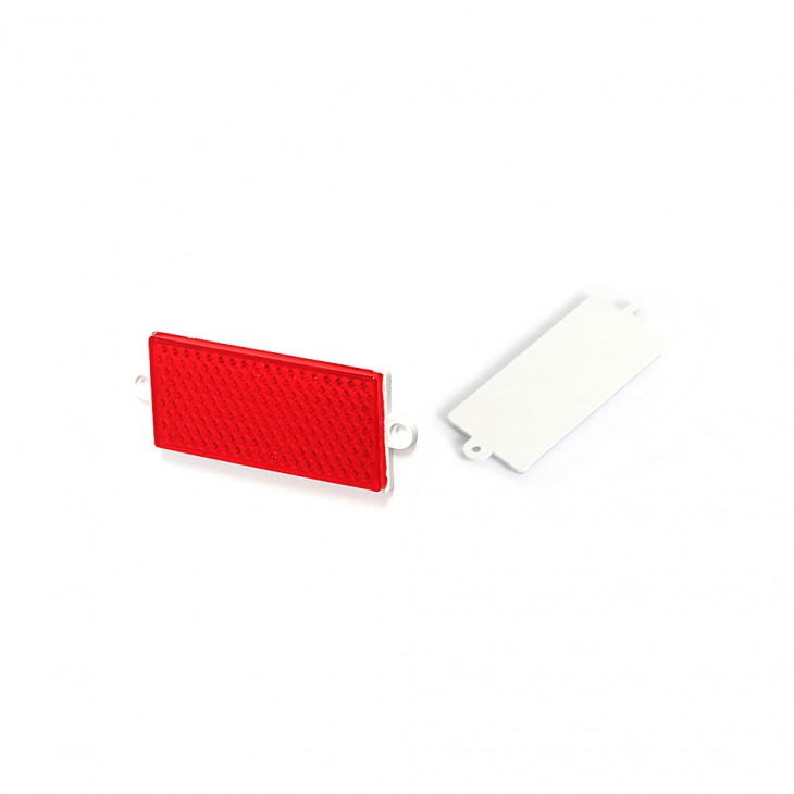 Catadioptru dreptunghiular, 51u up-105x48, rosu was - 51U - WAS