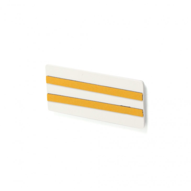 Catadioptru dreptunghiular cu adeziv, 50p up-105x48, portocaliu was - 50P - WAS