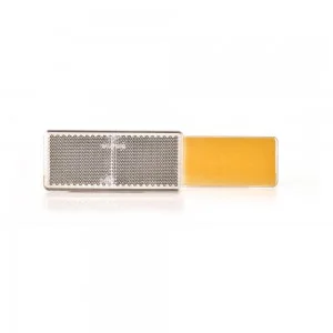 Catadioptru dreptunghiular cu adeziv, 846 up96x42, alb was