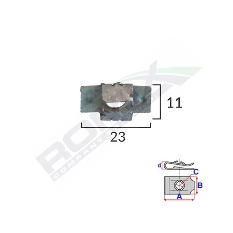 Clema capac motor pentru peugeot set 5 buc, ROMIX
