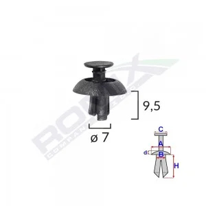 Clema fixare bara protectie pentru toyota lexus set 10 buc