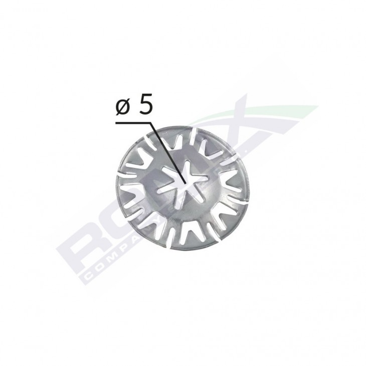 Clema fixare protectie motor pentru vw, audi 5mm set 10 buc - C60704 - ROMIX