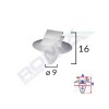 Clips fixare elemente exterioare pentru fiat/lancia/alfa romeo/peugeot - alb set 10 buc - 61552 - ROMIX