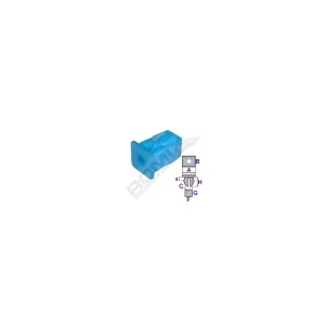 Clips fixare pentru alfa/ romeo/ fiat /lancia - albastru set 25 buc, ROMIX