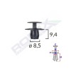 Clips fixare pentru bmw/mercedes/peugeot 8.5x9.4mm - negru set 10 buc - 62196 - ROMIX
