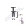 Clips fixare pentru grup vag 5x10.8mm negru - set 10 buc - 62684 - ROMIX