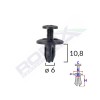 Clips fixare pentru honda/kia/toyota 6x10.8mm - negru set 10 buc - 61948 - ROMIX