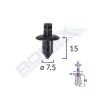 Clips fixare pentru lexus/suzuki/toyota/volvo 7.5x15mm - negru set 10 buc - 62008 - ROMIX