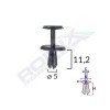 Clips fixare pentru mercedes 5x11.2mm - negru set 10 buc - 61929 - ROMIX