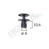 Clips fixare pentru opel 6x10.6mm - negru set 10 buc - 62036 - ROMIX