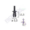 Clips fixare pentru renault/vw audi fiat seat - negru set 25 buc - 61643 - ROMIX
