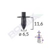 Clips fixare pentru suzuki 6.5x11.6mm - negru set 10 buc - 61968 - ROMIX