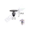 Clips fixare protectie motor pentru dacia renault - negru set 10 buc - 61525 - ROMIX