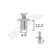 Clips fixare universal - alb set 10 buc - 61762 - ROMIX