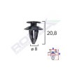 Clips tapiterie pentru audi/bmw/seat/vw 8x20.8mm - negru set 10 buc - 61844 - ROMIX