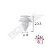 Clips tapiterie pentru bmw 8x20.6mm - alb set 10 buc - 61975 - ROMIX