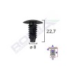 Clips tapiterie pentru bmw/opel/grup vag 8x22.7mm - negru set 10 buc - 61841 - ROMIX