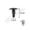 Clips tapiterie pentru citroen/fiat/peugeot - negru set 10 buc - 61633 - ROMIX