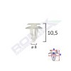 Clips tapiterie pentru fiat/audi 8x10.5mm - alb set 10 buc - 62029 - ROMIX