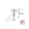 Clips tapiterie pentru fiat/lancia/alfa romeo - alb set 10 buc - 61542 - ROMIX