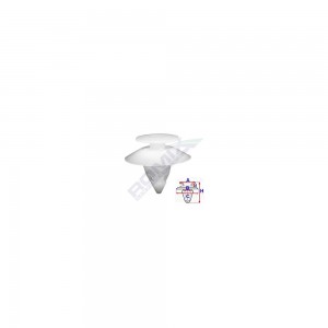 Clips tapiterie pentru ford - alb set 10 buc