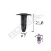Clips tapiterie pentru honda/hyundai/toyota 7x21.8mm - negru set 10 buc - 61898 - ROMIX