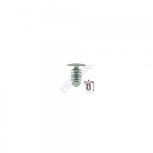 Clips tapiterie pentru opel/citroen/peugeot - gri set 10 buc