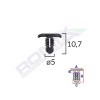 Clips tip garnitura pentru seat/vw 5x10.7mm - negru set 25 buc - 61850 - ROMIX