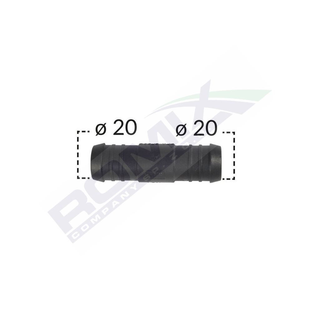 Conector liniar furtun conducte diametru 20 mm set 5 buc