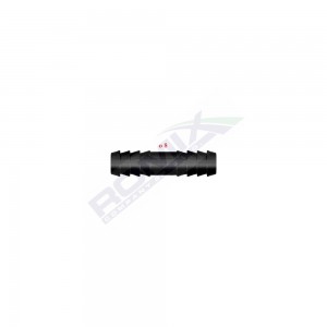 Conector liniar furtun conducte universal 8mm - negru set 5 buc