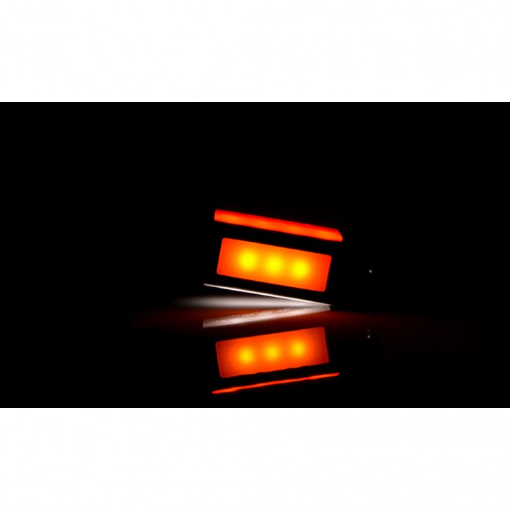 Lampa gabarit led 1080/i w140, 12v-24v, pozitie alb / rosu / portocaliu was - 1080/I - WAS