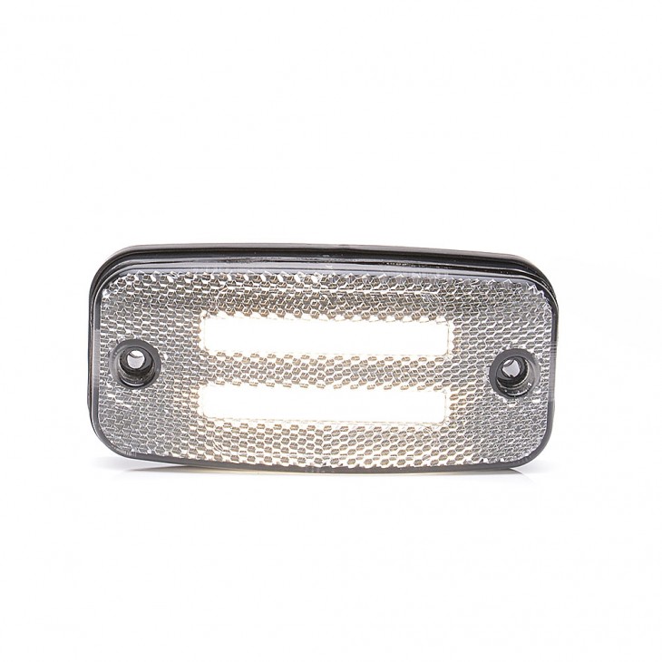 Lampa gabarit led 1140 w158, 12v-24v, pozitie alb was - 1140 - WAS