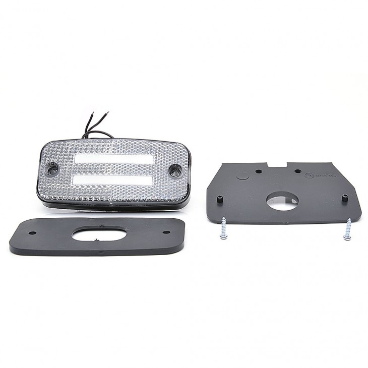 Lampa gabarit led 1140 w158, 12v-24v, pozitie alb was - 1140 - WAS
