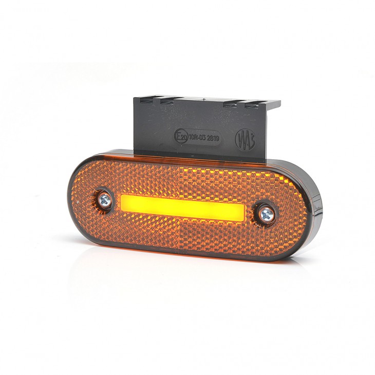 Lampa gabarit led 1219 w174, 12v-24v, pozitie portocaliu was - 1219 - WAS