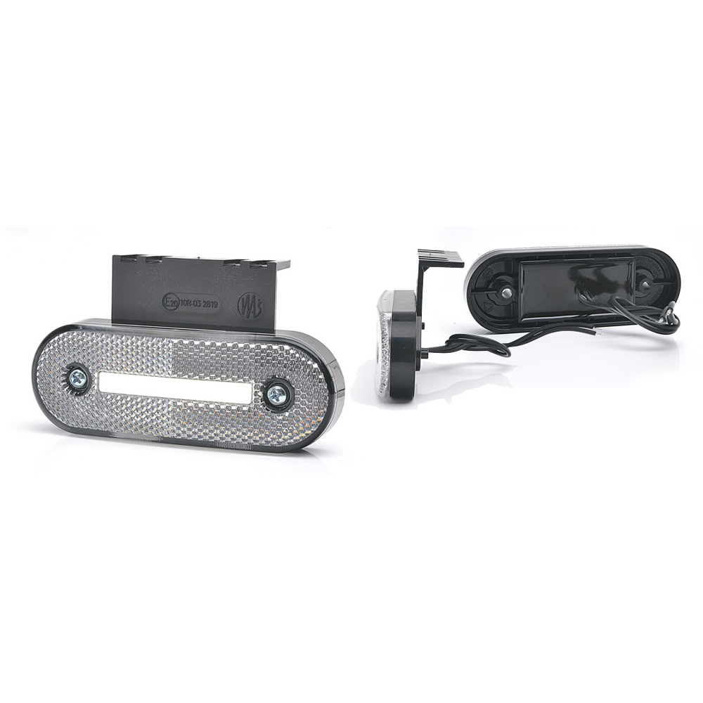 Lampa gabarit led 1221 w174, 12v-24v, pozitie alb was - 1221 - WAS