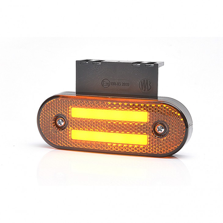 Lampa gabarit led 1223 w175, 12v-24v, pozitie portocaliu was - 1223 - WAS