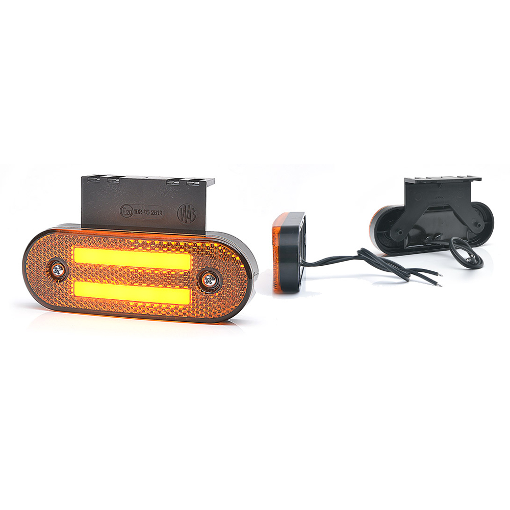 Lampa gabarit led 1223 w175, 12v-24v, pozitie portocaliu was - 1223 - WAS